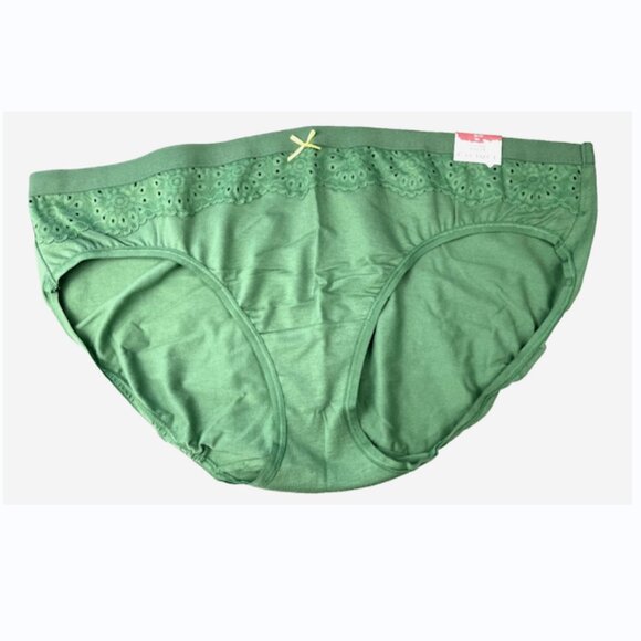 Lane Bryant Cacique Hipster Panties 18/20 Green NWT - Picture 1 of 4